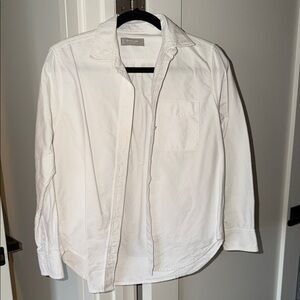 Everlane Classic White Button-Front Shirt